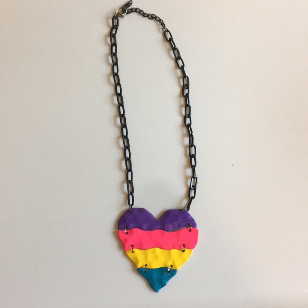 Chain heart necklace
